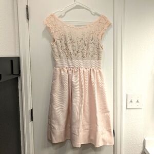 Eliza J Pink Lace Dress